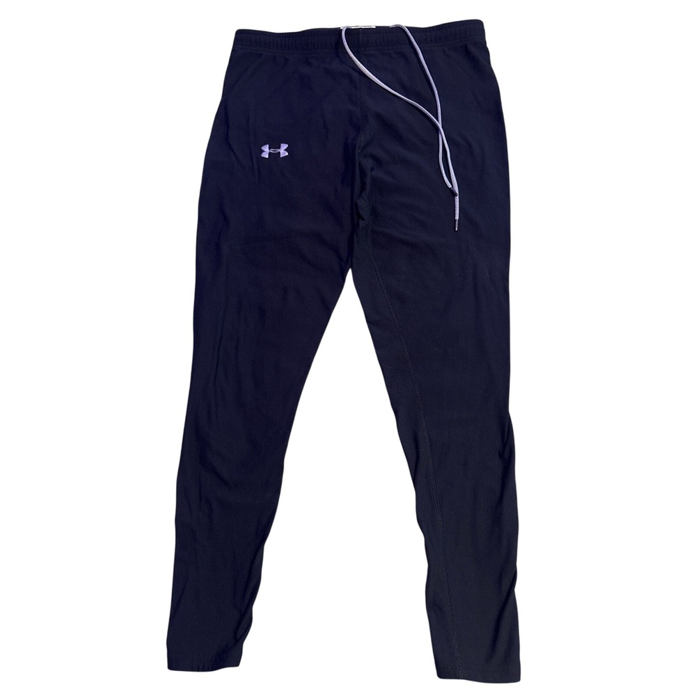 Under Armour Performance Black Stretch Athletic Pants Drawstring Women's X